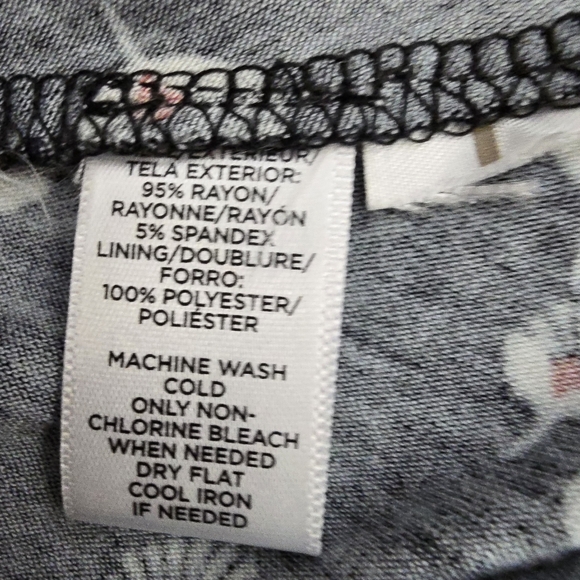 Ann Taylor Loft Black White Dandelion A Line Swing Dress Cocktail Causal Chic 4 - Picture 8 of 11